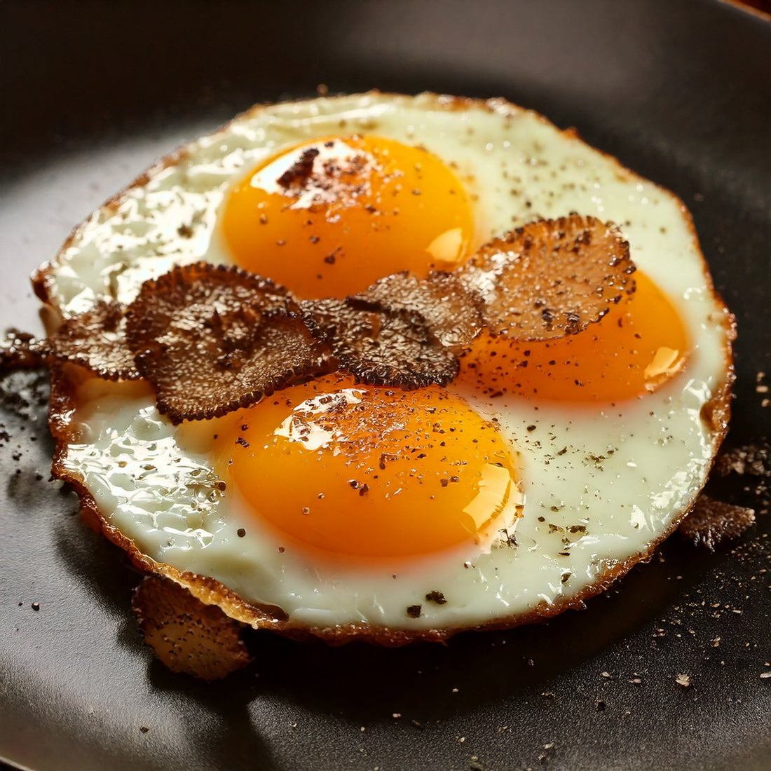 Uova al tegamino con tartufo