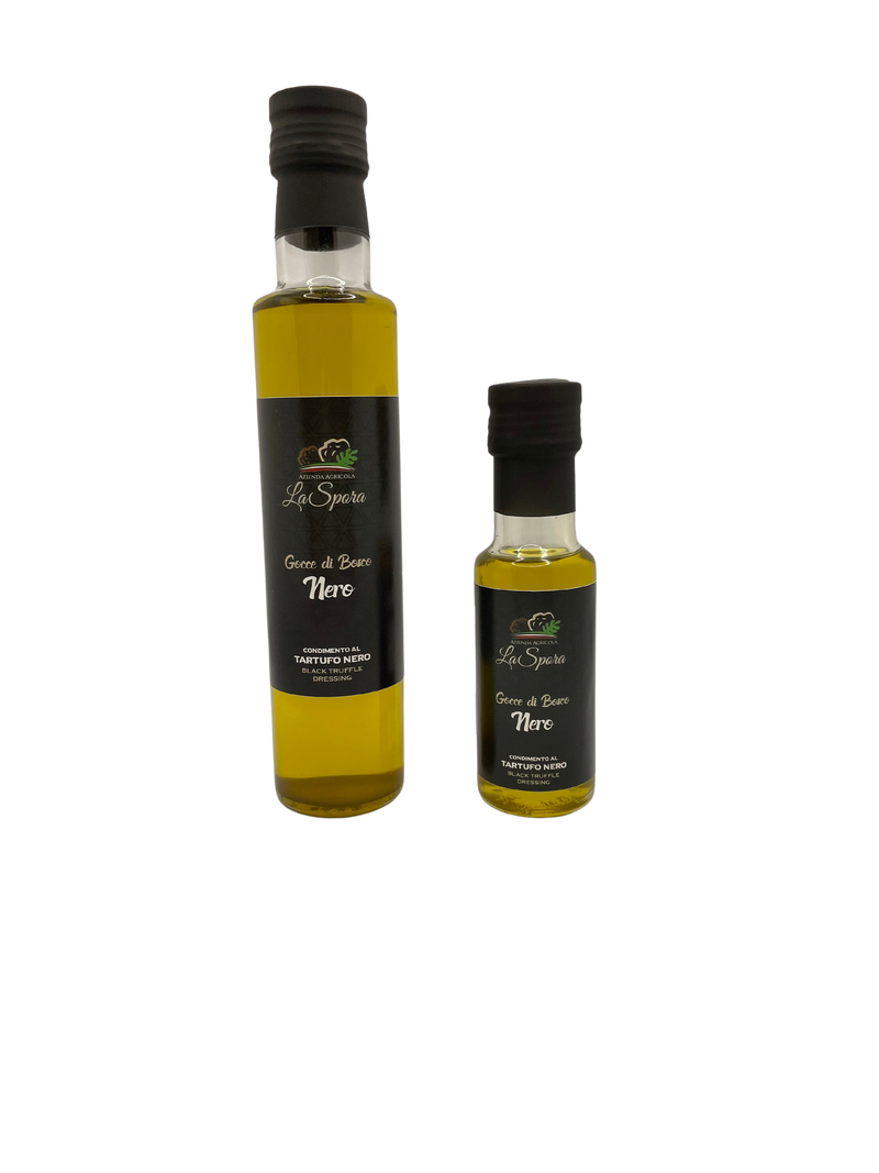 Condimento a base di olio extravergine di oliva al tartufo nero