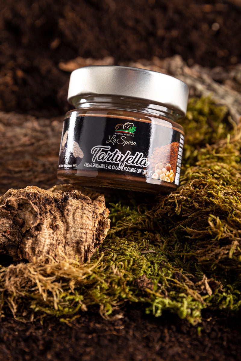 crema spalmabile cacao e nocciole con tartufo