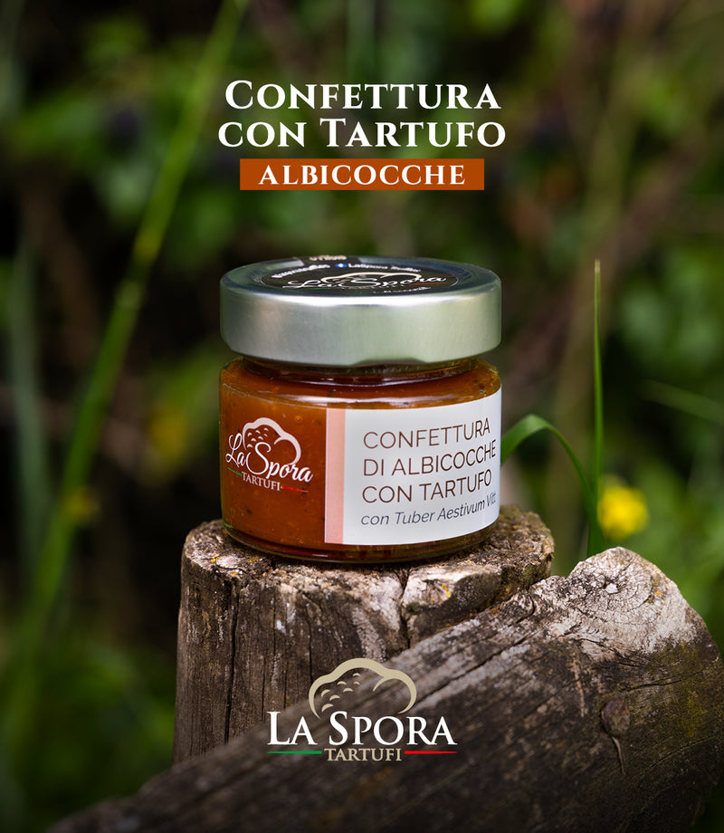 Apricot jam with truffle