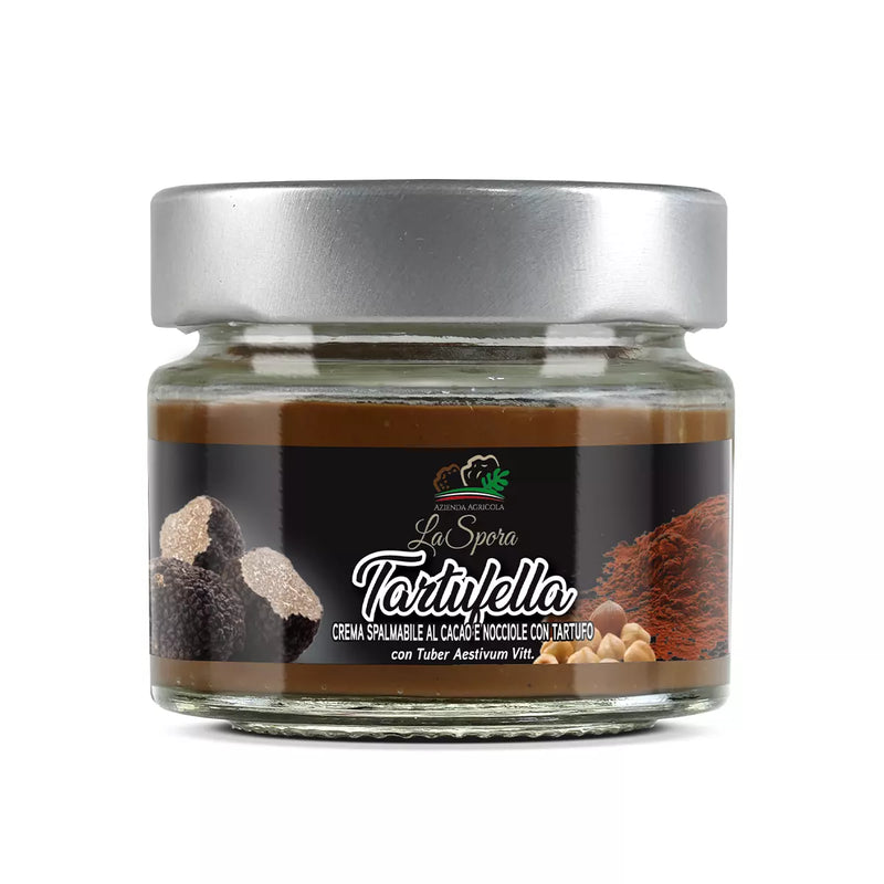 crema spalmabile cacao e nocciole con tartufo