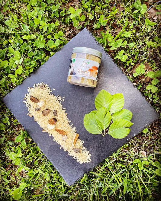 Risotto al tartufo e funghi porcini