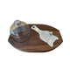 Complete wooden truffle serving set