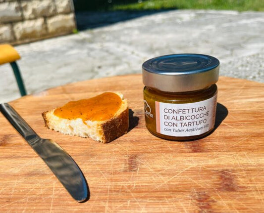 Apricot jam with truffle