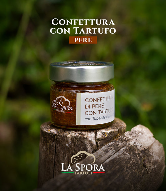 Pear jam with truffle