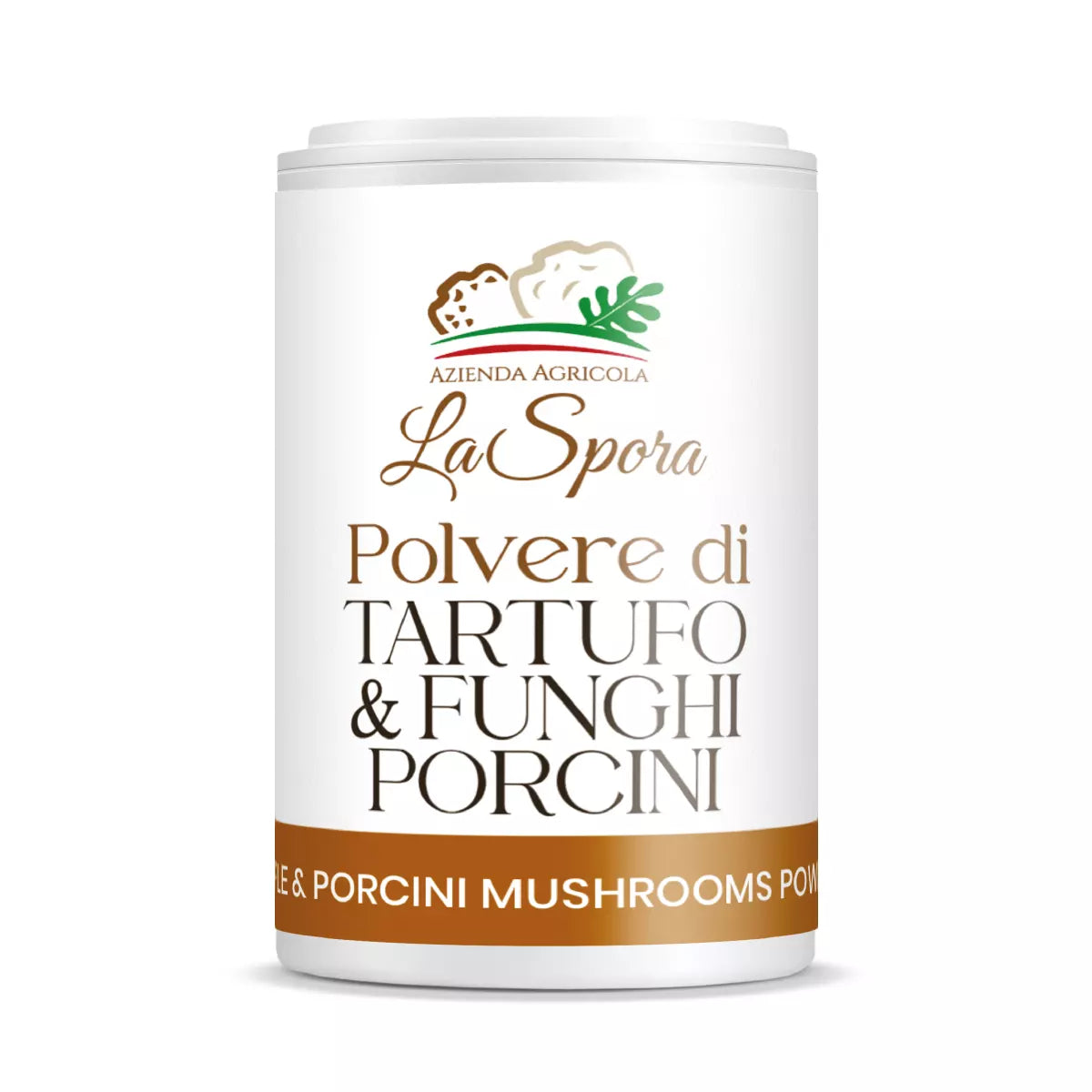 Polvere di tartufo e funghi porcini