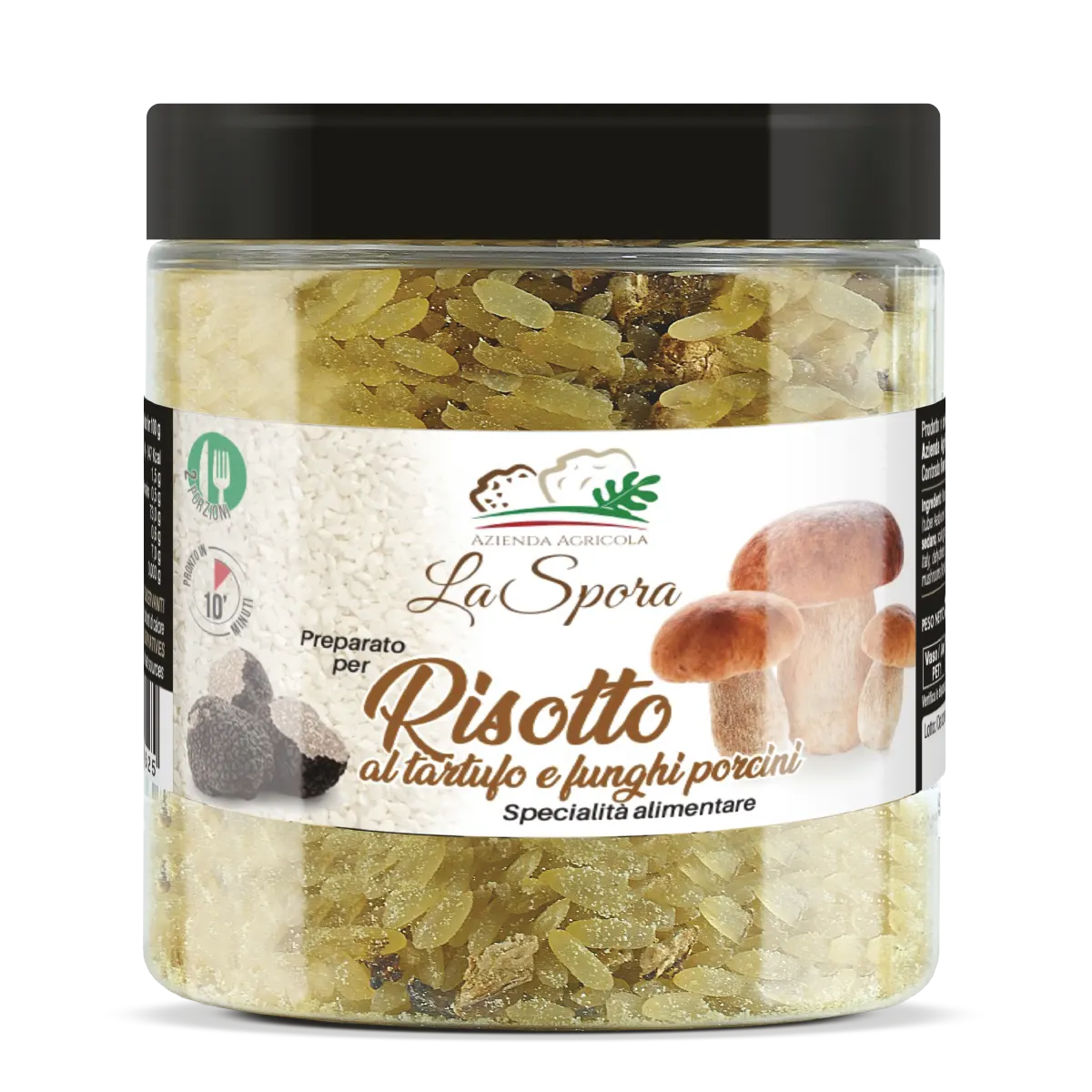 Risotto al tartufo e funghi porcini