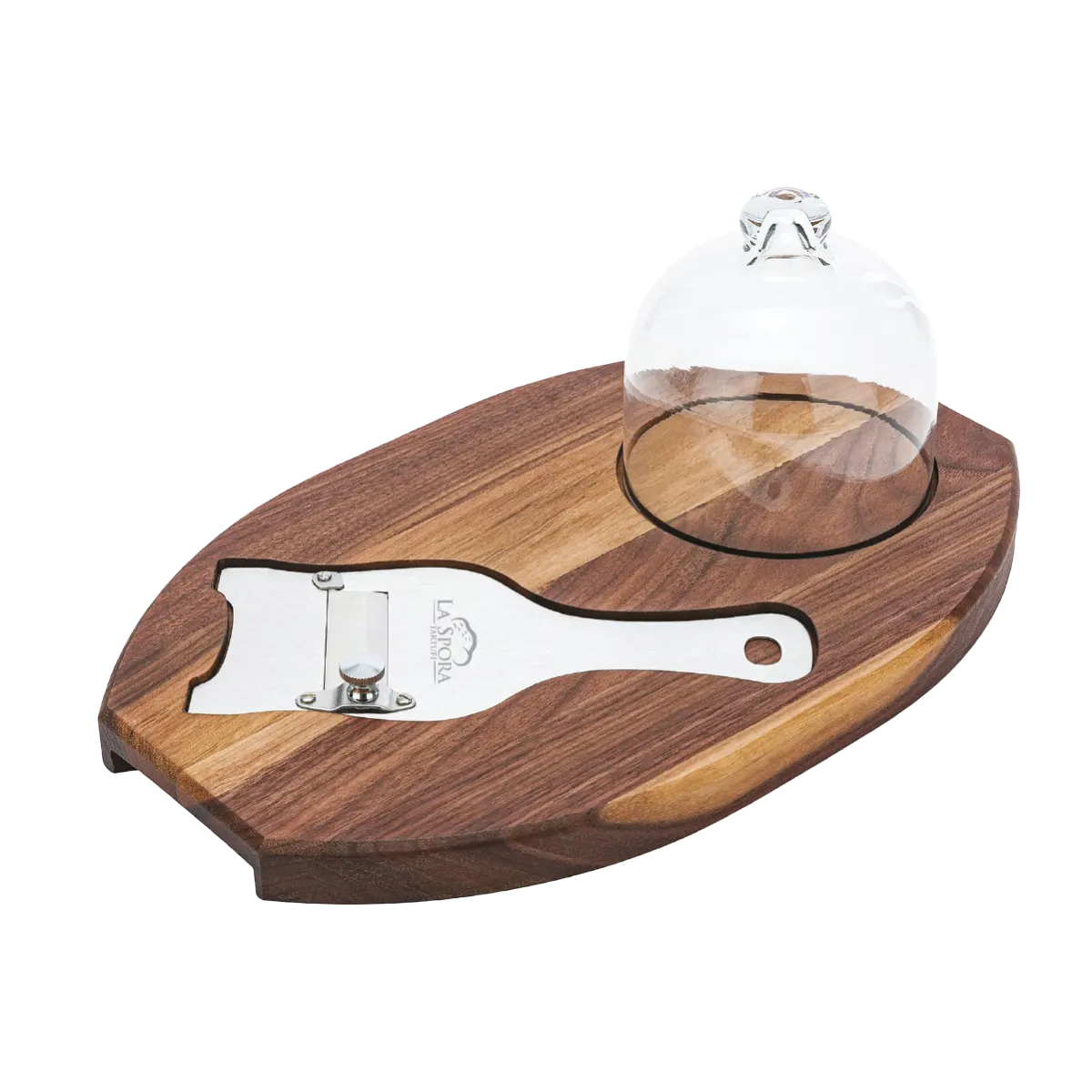 Komplettes Trüffel-Servierset aus Holz